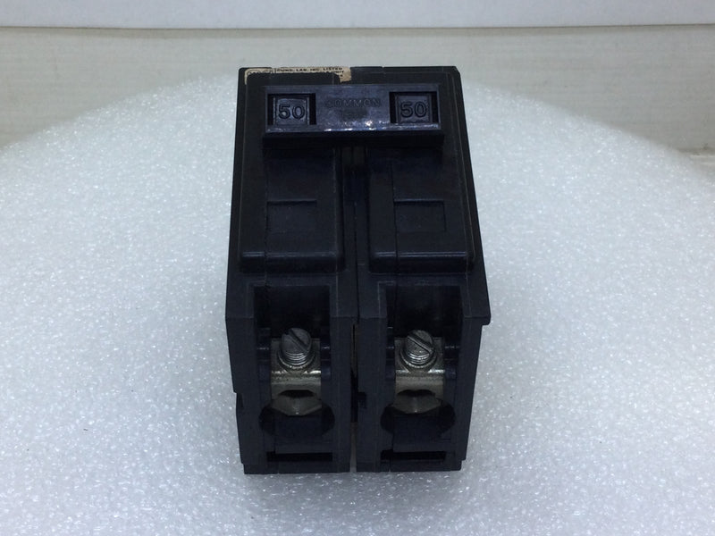 Westinghouse QBHW2050H 50 Amp 2 Pole 240V Bolt On Circuit Breaker