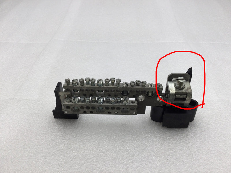 Crouse Hinds 26 Position Combo Neutral Isolated Grounding Bar 7 1/4" x 2" - Flaw