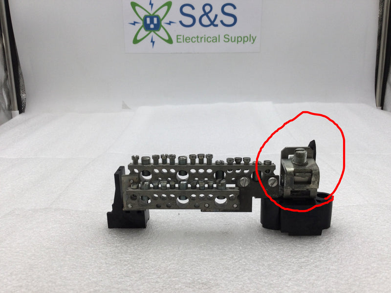 Crouse Hinds 26 Position Combo Neutral Isolated Grounding Bar 7 1/4" x 2" - Flaw