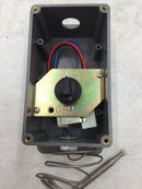 Dayton 2E848 SPDT Temperature Controller 120/208/240/277 VAC 16 Amps Nema 4X Enclosure