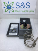 Dayton 2E848 SPDT Temperature Controller 120/208/240/277 VAC 16 Amps Nema 4X Enclosure