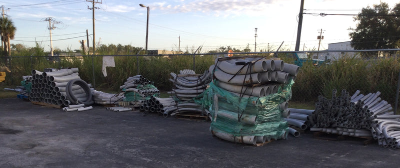 Prime Conduit UC9FNB 4" UTIL Schedule 40 90DX36R TC6 BE 90 Degree PVC Elbow