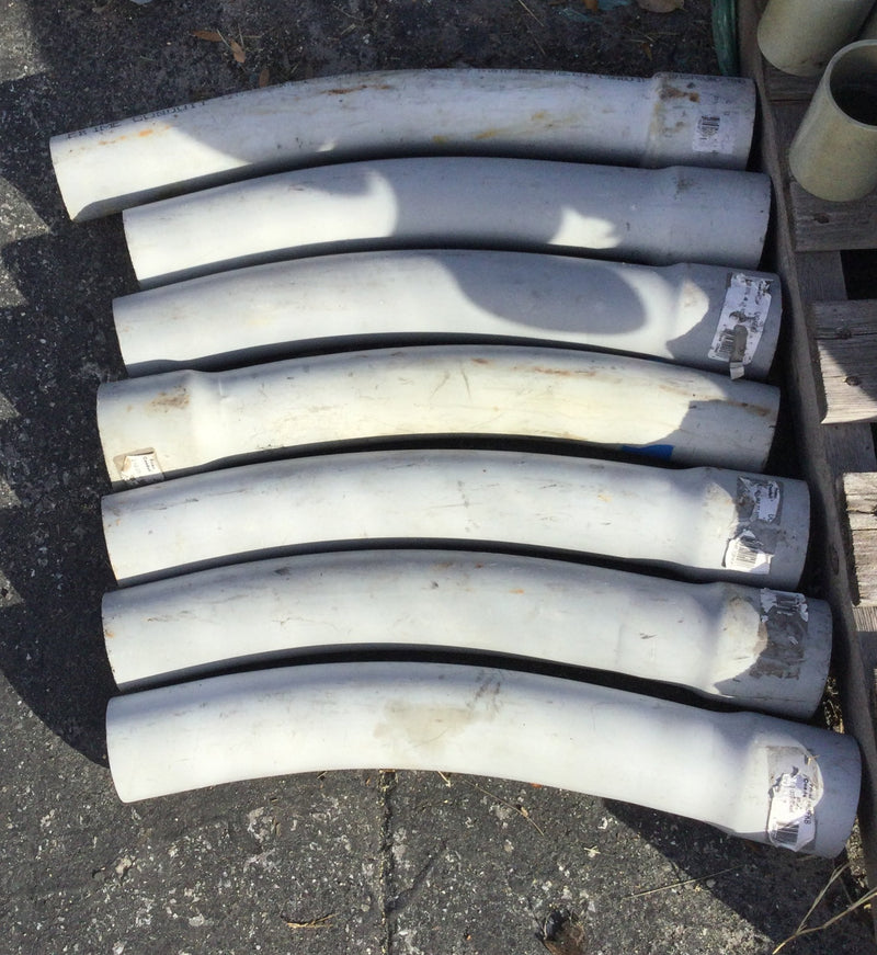 Prime Conduit UC5FKB 2 1/2" UTIL Schedule 40 221/2DX36R 22.5 Degree PVC Elbow
