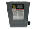 Square D D321N 30 Amp 3 Pole 4W 240V Fusible General Duty Safety Switch