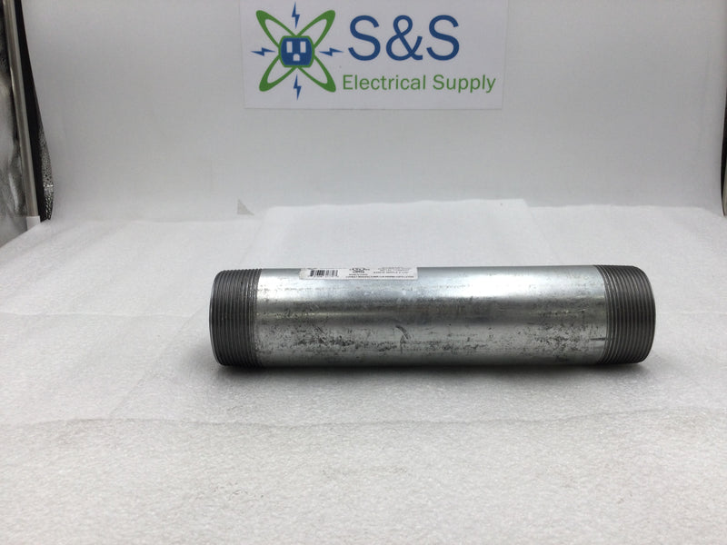 Southwire 645610 Topaz UPC 2" X 10" Rigid NPT Threaded Conduit Nipple