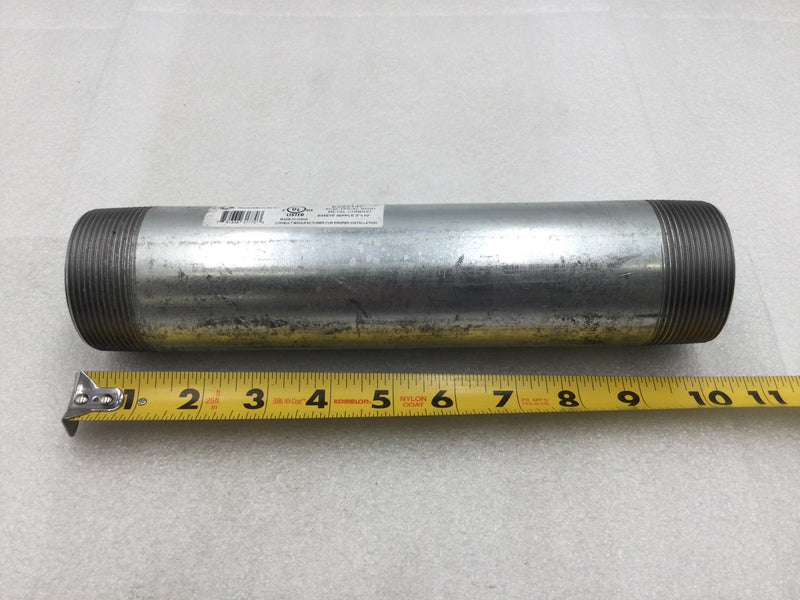 Southwire 645610 Topaz UPC 2" X 10" Rigid NPT Threaded Conduit Nipple