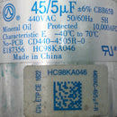 Tongfeng CD440-4505R-0 45/5uf+/-6% 440v 50/60Hz CBB65B Capacitor