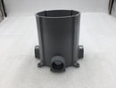 Hubbell PFB1 Scrub Shield 5" Round Plastic Floor Box w/Two 1" & Two 3/4" Inlets