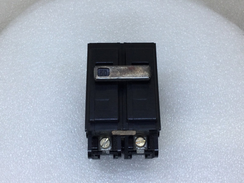 General Switch GA250 50 Amp 2 Pole 120/240V Circuit Breaker - Cosmetic Flaw