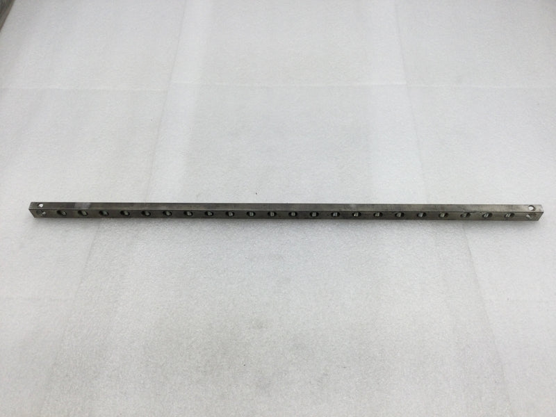 FPE L120-30 24 Position Ground Bar for 14 AWG to 1/0 AWG Wire Sizes 1/2" X 20.5"
