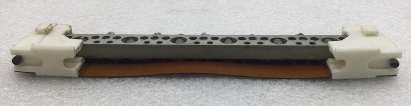 ITE 23 Position 6-14 AWG Neutral/Isolated Grounding Bar 8 3/8" x 1 1/2"