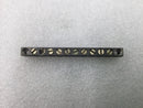 12 Position 4-14 AWG Grounding Bar 3 3/4" x 3/8"