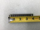 12 Position 4-14 AWG Grounding Bar 3 3/4" x 3/8"