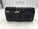 Lot of 3 Flawed FPE Federal Pacific 15/40/70 Amp Type FPE Circuit Breakers