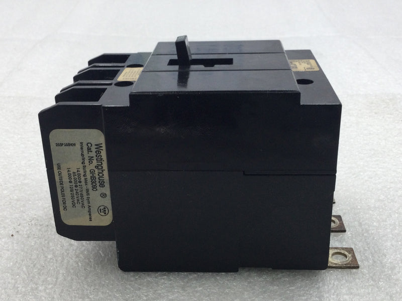 Westinghouse GHB3090 90 Amp 3 Pole 277/480V Circuit Breaker