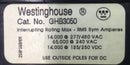 Westinghouse GHB3050 50 Amp 3 Pole 277/480V Circuit Breaker