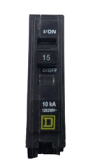 Square D QO115 15 Amp 1 Pole 120/240V Circuit Breaker - Cosmetic Flaw