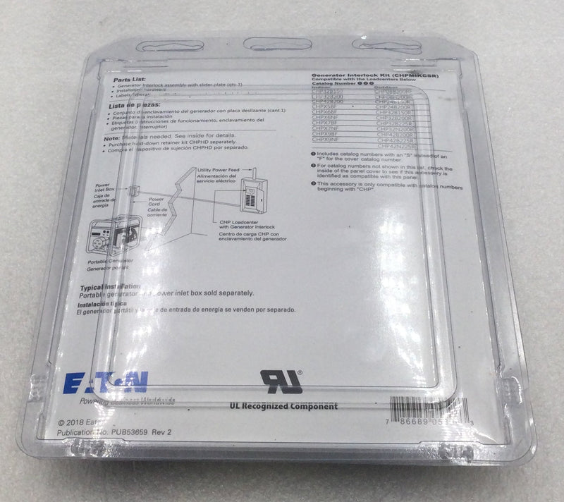Eaton CHPMIKCSR 150-225 Amp Indoor Generator Interlock Kit