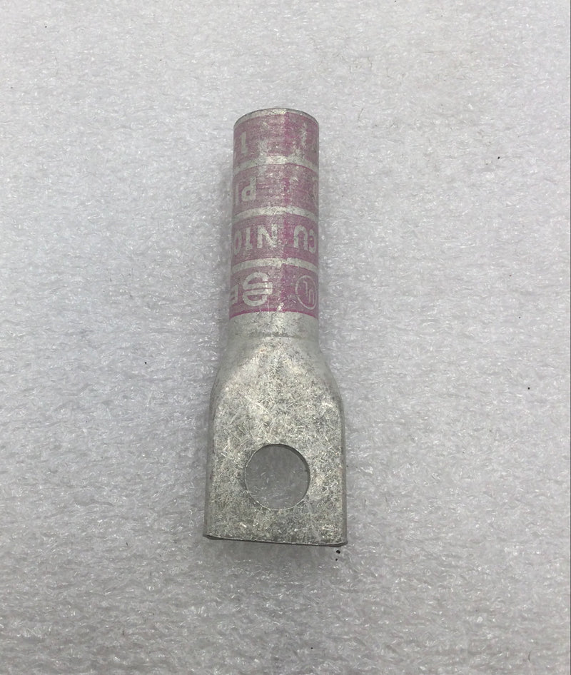 Burndy YA25 Hylug CU Compression Lug for 1/O AWG with 5/16" Bolt Hole(Box of 10)