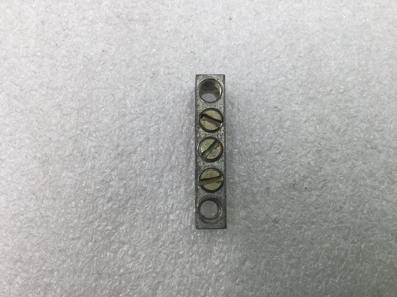 Ilsco NB-17 5 Position 4-14 AWG Grounding Bar 1 5/8" x 3/8"