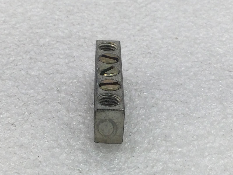 Ilsco NB-17 5 Position 4-14 AWG Grounding Bar 1 5/8" x 3/8"