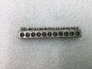 CMC NA-35S 11 Position 4-14 AWG Grounding Bar 3 1/2" x 3/8"