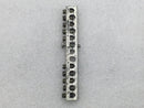 13 Position 4-14 AWG Grounding Bar 4 1/8" x 1/2"