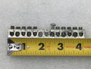 13 Position 4-14 AWG Grounding Bar 4 1/8" x 1/2"
