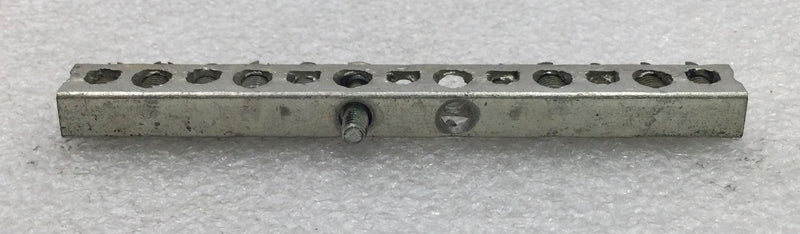 13 Position 4-14 AWG Grounding Bar 4 1/8" x 1/2"