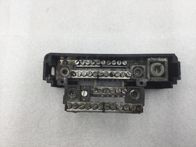 Zinsco 40 Position Under Screw Neutral/Isolated Grounding Bar Kit 3" X 7"