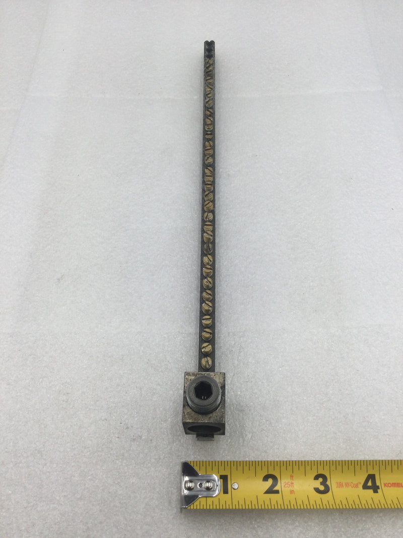 ITE/Gould 36 Position Ground/Neutral Bar with 2/0 Lug 3/4" X 13.5"