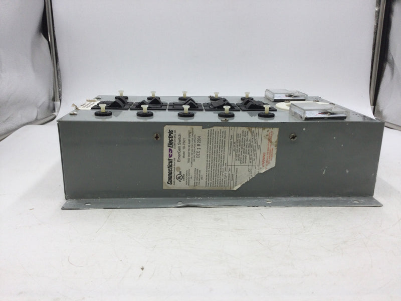 Connecticut Electric EGS107501 10 Circuit 30A 240V 7500W Manual Generator Transfer Switch