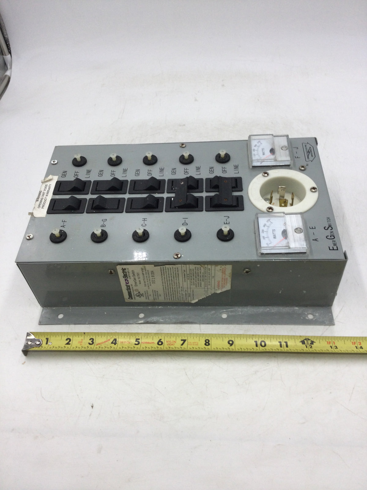 Connecticut Electric EGS107501 10 Circuit 30A 240V 7500W Manual Genera