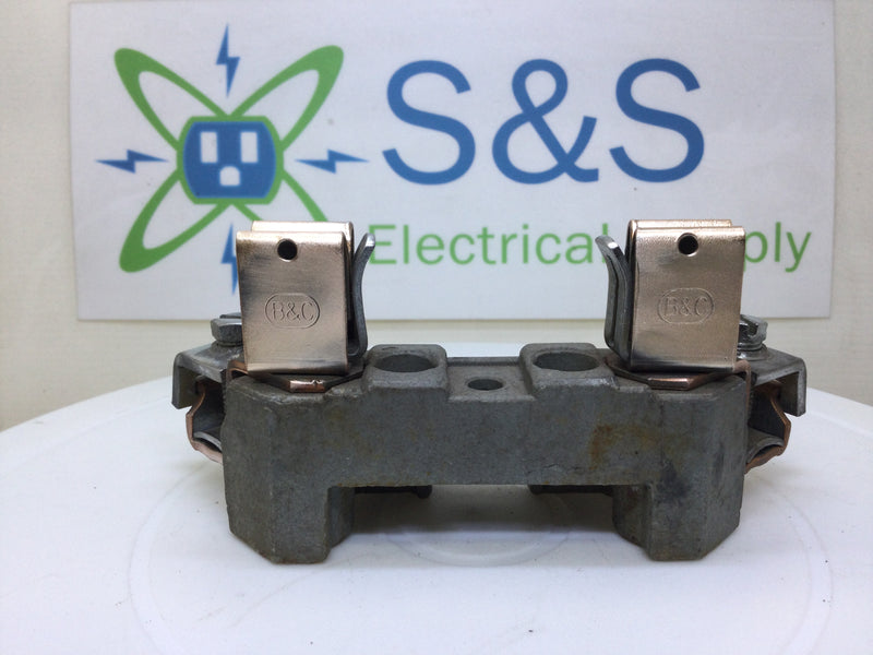 B&C Porcelain Meter Socket Replacement Block 100-200 Amp - 1" Base