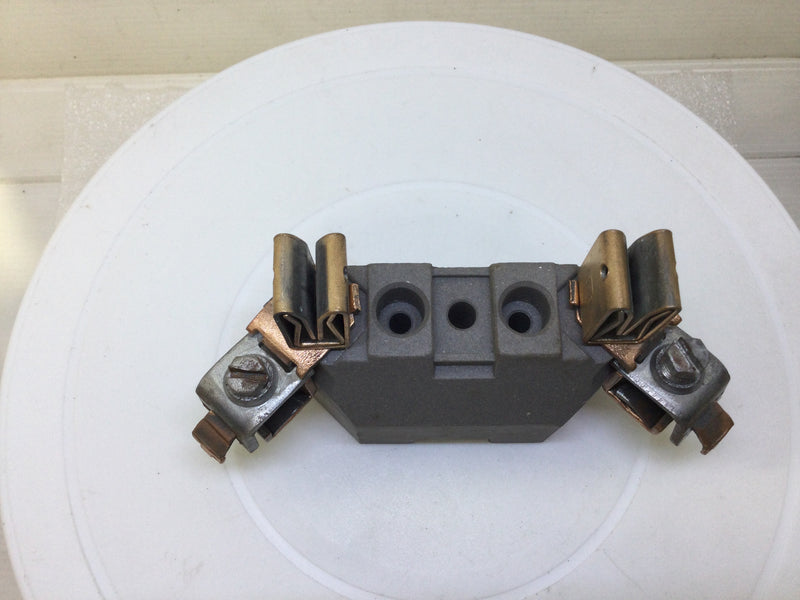 B&C Porcelain Meter Socket Replacement Block 100-200 Amp - 2" Base Extended Lugs