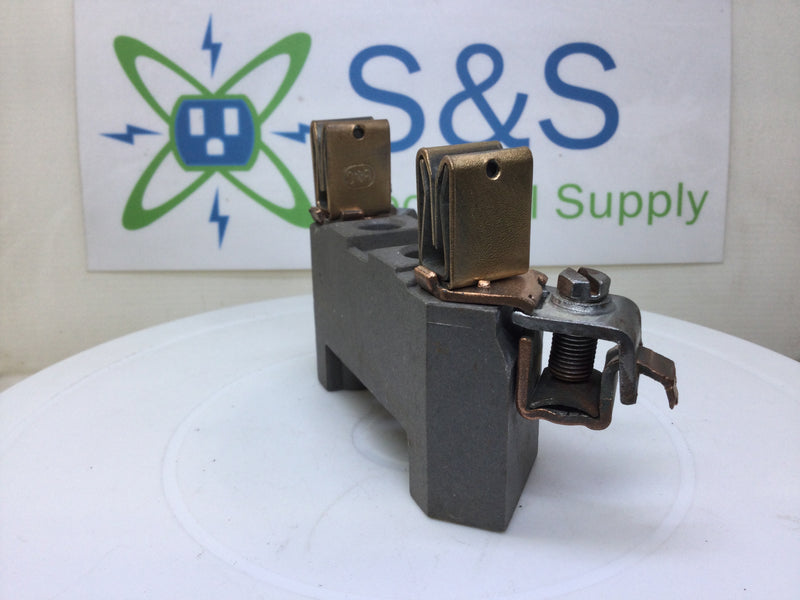 B&C Porcelain Meter Socket Replacement Block 100-200 Amp - 2" Base Extended Lugs