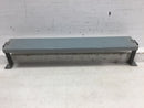 GE 400 Amp Panel Filler Plate with legs - 16 3/8 " L x 2 3/4" W x 4 " H