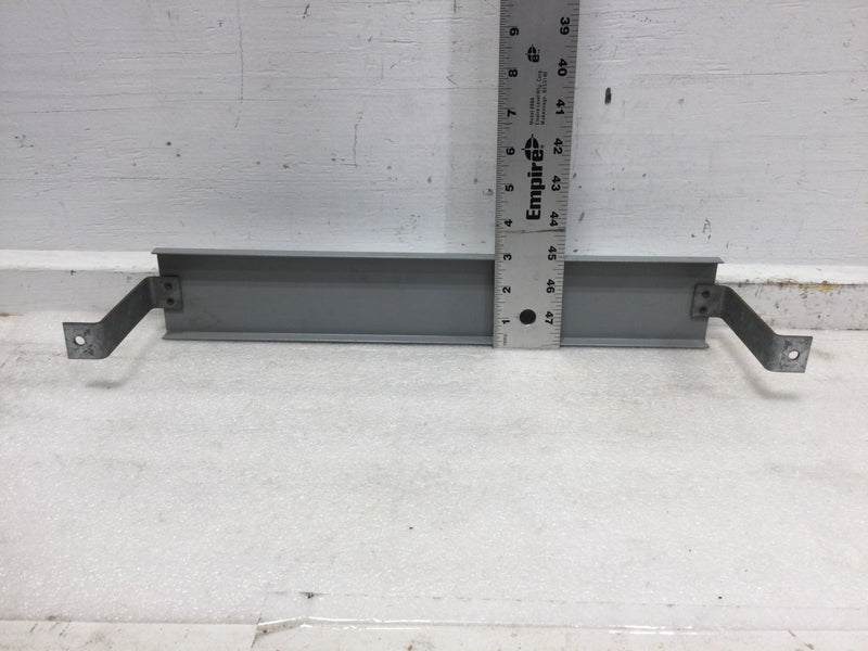 GE 400 Amp Panel Filler Plate with legs - 16 3/8 " L x 2 3/4" W x 4 " H