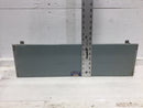 GE 400 Amp Panel Filler Plate with legs - 24 " L x 6 7/8" W x 4 " H