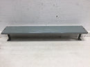 GE 400 Amp Panel Filler Plate with legs - 24 " L x 4 1/8" W x 4 " H