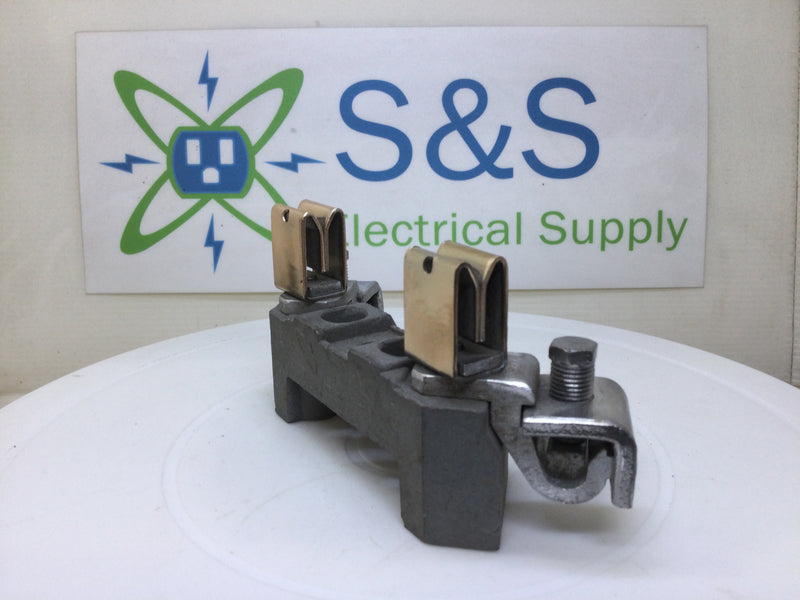 B&C Porcelain Meter Socket Replacement Block 100-200 Amp - w/Middle Ridge