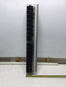 Cutler-Hammer CGBT30M2SC4 200 Amp 34 Space 120/240 VAC Meter/Main Combo Load Center Guts Only 4" X 27"