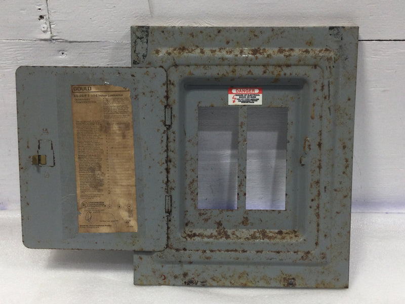 Gould EQ12S/F 125 Amp 24 Space 1PH 3W 240V Load Center Cover 14 7/8" x 12 1/2"