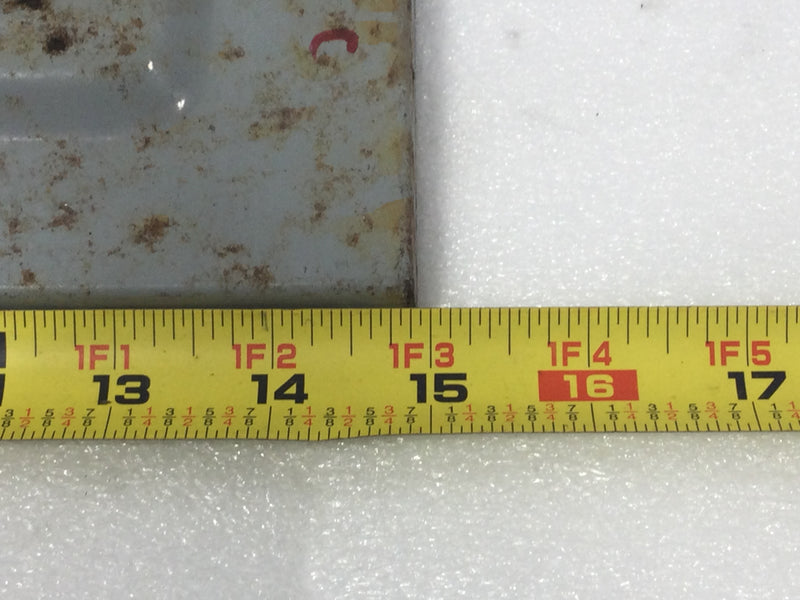 Gould EQ12S/F 125 Amp 24 Space 1PH 3W 240V Load Center Cover 14 7/8" x 12 1/2"