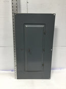 Square D QOC20MW225 225 Amp 20 Space 120/240V Panel Door w/Main 26" x 14 1/4"