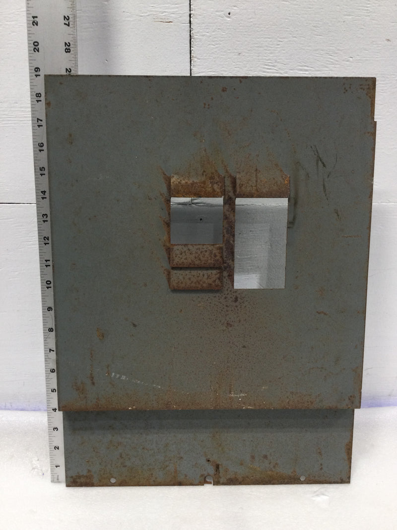 10 Space Dead Front Only w/Latch 19" x 14"