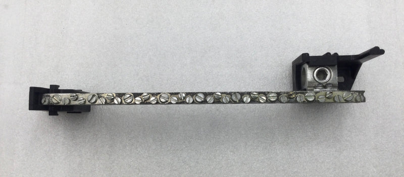 Challenger 35 Position 4-14 AWG Neutral/Isolated Grounding Bar 11 3/4" x 1 5/8"