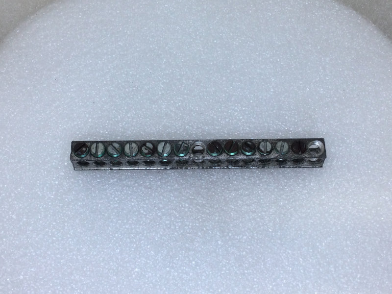 Unbranded 15 Position 4-14 AWG Grounding Bar