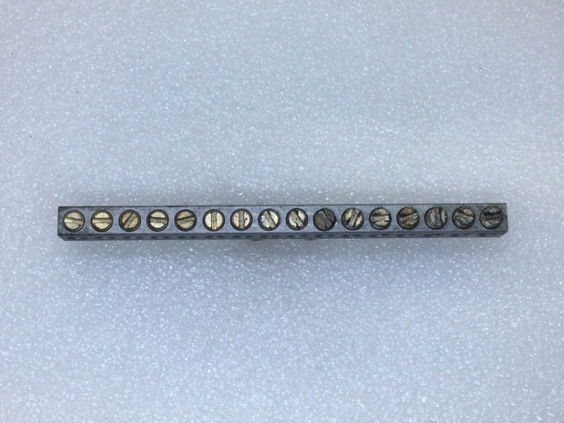 Unbranded 16 Position 4-14 AWG Grounding Bar