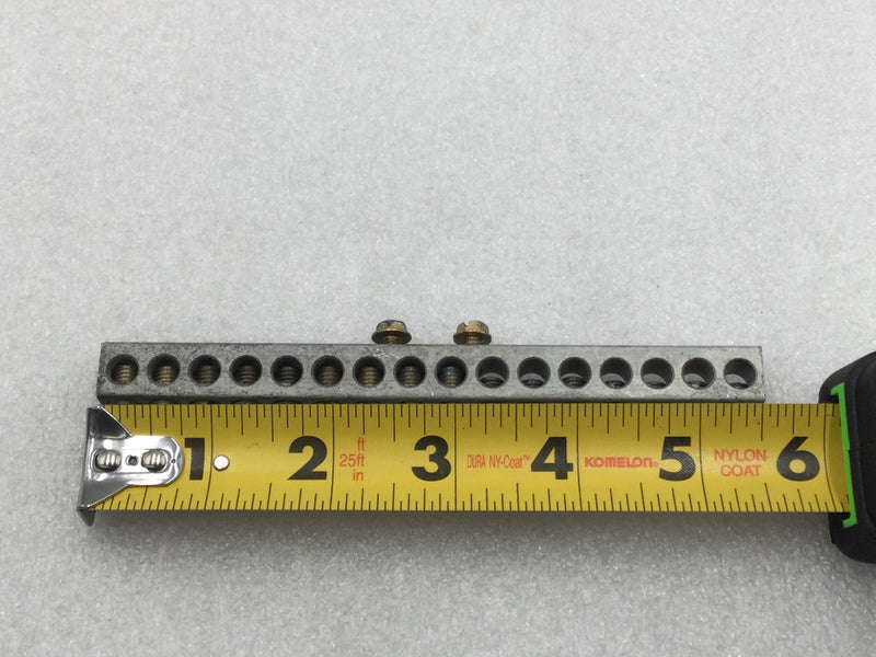 Unbranded 16 Position 4-14 AWG Grounding Bar